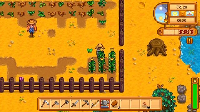 в этой серии я копал камень,жеоду,а мигейм...А МИГЕЙМ УЛУЧШИЛ СВОЙ ДОМ! Stardew Valley COOP #7 смотреть онлайн