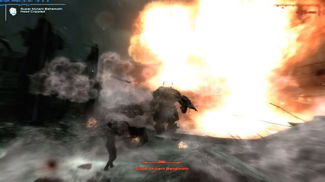 Fallout 3 - Nuking a Super Mutant Behemoth [1080p] смотреть онлайн