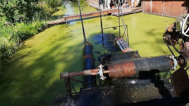 мини земснаряд. очистка водоёмов. смотреть онлайн