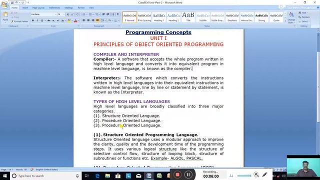 Date-10/4/2021. Class-9. Computer Applications. Ch-1, Unit-1, Principles of OOP. Part-2. смотреть онлайн