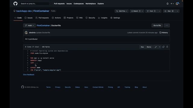 Deploying a Angular JS App in Back4App Containers смотреть онлайн