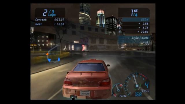 NFS: Underground - PS2 Gameplay Walkthrough - Race 33 - World of Hurt смотреть онлайн