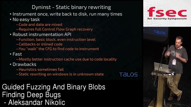 FSec 2016 - Aleksandar Nikolic: Guided Fuzzing And Binary Blobs смотреть онлайн