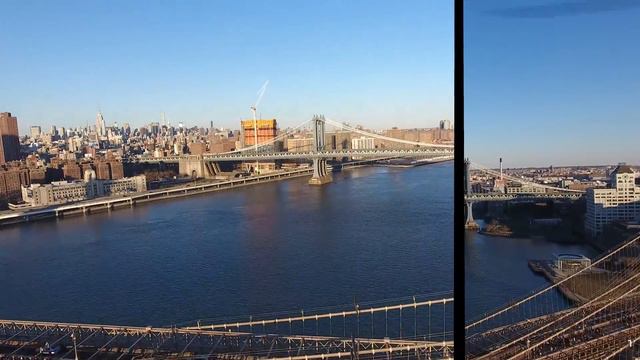 New York Brooklyn Bridge Drone 4K смотреть онлайн