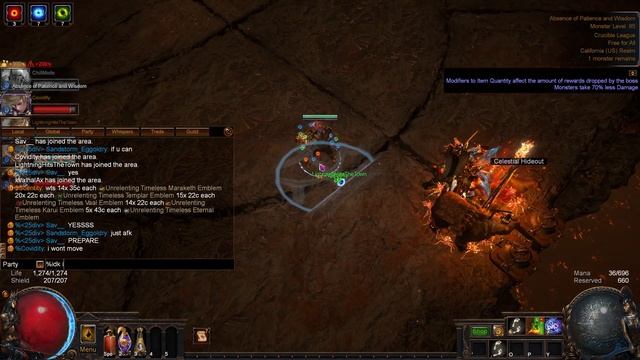 Crit Explodey Totem Assassin - 6 Man UBER Exarch 3.21 Crucible смотреть онлайн