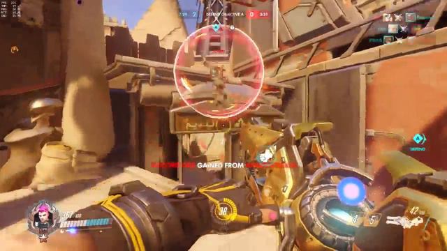 WHY HE IS BEST ZARYA EUW gameplay on temple of anubis - Overwatch - MF Kryw[Rating 86] смотреть онлайн
