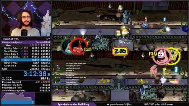 SpongeBob SquarePants: Lights, Camera, Pants! - Max Difficulty 100% "Speedrun" in 5:45:30 смотреть онлайн