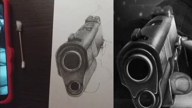 HOW TO DRAW "HAND WITH GUN" REALISTIC DRAWING TUTORIAL BY (AKSHIV DUBEY).... смотреть онлайн