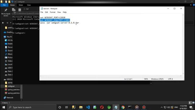 Port 8080 already in use - Change port and run WebGoat | Run WebGoat on a different port | Sinhala смотреть онлайн