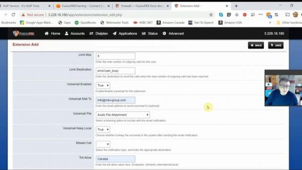 FusionPBX: Installation and Configuration