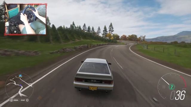 Forza Horizon 4 - Honda CRX Mugen - (steering wheel + shifter) Xbox Gameplay смотреть онлайн