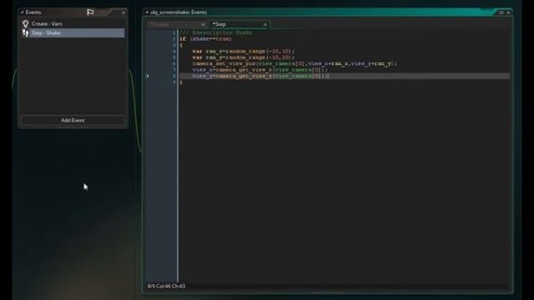 Gamemaker Studio 2 Tutorial: SCREEN SHAKE!