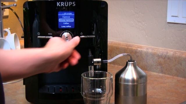 Krups EA82 Full Automatic Coffee & Espresso Machine смотреть онлайн