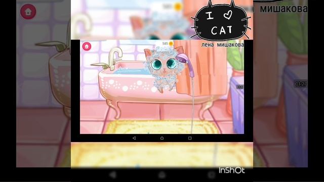 Cute-My Virtual Pet. Уход за котом (игра для детей) смотреть онлайн