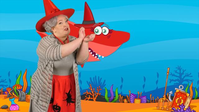 Акуленок на Хэллоуин _ Детские песни и потешки _ Песни на Хэллоуин смотреть онлайн