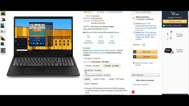 Intel® Core™ I5-8265U Vs Intel® Core™ I5-8250U Comparsion.