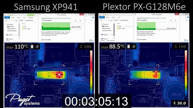 M.2 drive temperature test смотреть онлайн