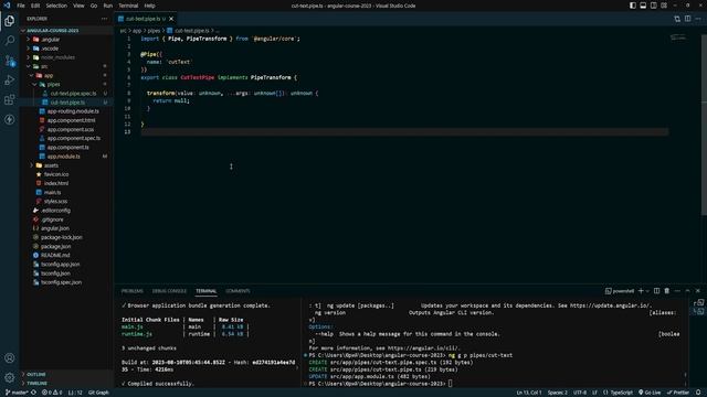 Кастомные пайпы в Angular | Angular Pipes | Angular курс 2023 смотреть онлайн