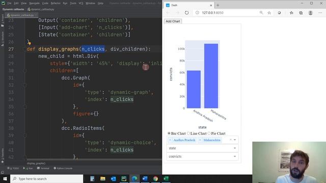 Introduction to Dash Plotly Dynamic Callbacks смотреть онлайн
