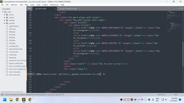 Part 21 - Adding google translate - News Portal Website - OOP PHP PDO - 4K смотреть онлайн