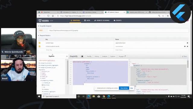 Flutter + Hasura + GraphQL, com Bwolf // LIVE #9 смотреть онлайн