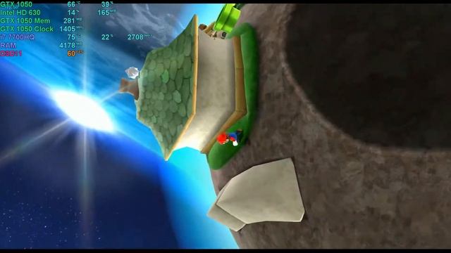 Dolphin Emulator: Super Mario Galaxy - GTX 1050/1050M 2GB - i7 7700HQ смотреть онлайн