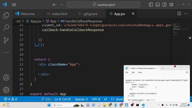 React.js Project to Build Google Identity Services OAuth2 JWT Login & Logout System in Browser смотреть онлайн