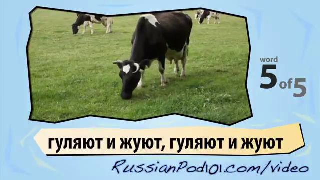 Learn Russian with Video - Farm Animals смотреть онлайн