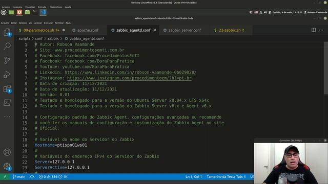 ? 23-zabbix.sh Customizando o Script e Arquivos de Configuração do Zabbix Server e Agent - PARTE-01 смотреть онлайн