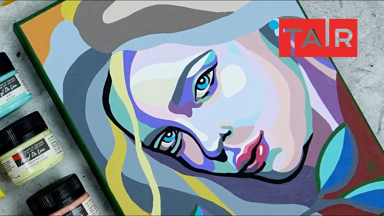 Векторная картина красками Акрил Де Люкс. Мы считаем, они очень красивые) Надеемся и вам понравится) смотреть онлайн