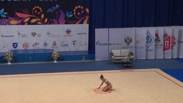 Sofia Yakovleva - Hoop Young gymnasts-2019 AA 17.50 смотреть онлайн