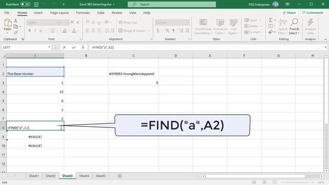 How to find Text in string using FIND and SEARCH functions in Excel - Office 365 смотреть онлайн