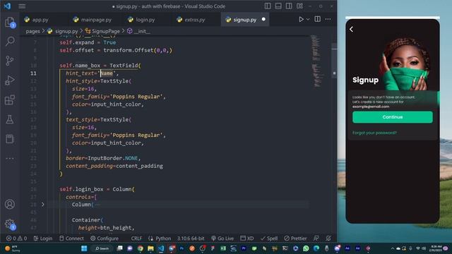 Python Flet App with firebase authentication | Part 2 | Mr Newton смотреть онлайн