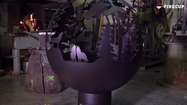 Производство очагов для костра. Фабрика "FIRECUP"