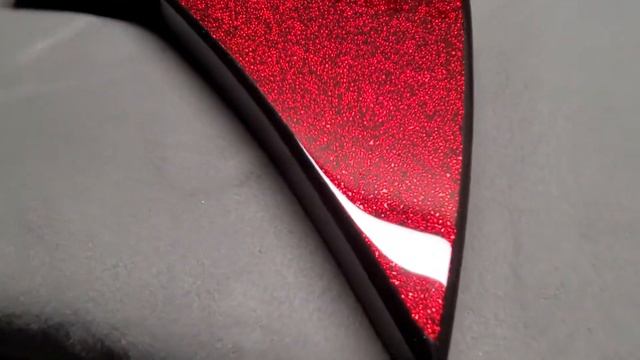 Red Metal Flake / Black Metal Flake Jackson Kelly Guitar Finish - GuitarPaintGuys смотреть онлайн