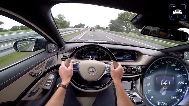 MERCEDES MAYBACH 6.0 V12 BiTurbo ACCELERATION & TOP SPEED AUTOBAHN POV By AutoTopNL