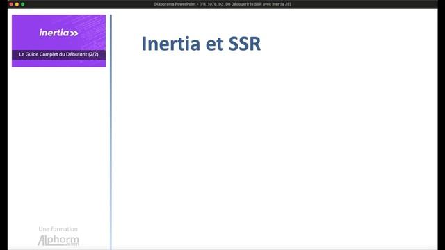 Formation Inertia JS (2/2) : Découvrir le SSR avec Inertia JS смотреть онлайн