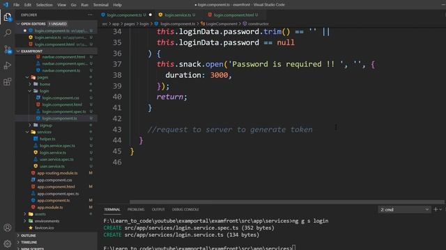 ?Coding Login at FrontEnd | Working at FrontEnd | Login Using Angular | Eamportal #14 смотреть онлайн