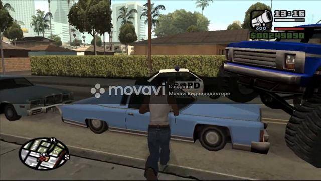 Баг с монстр траком в GTA SA