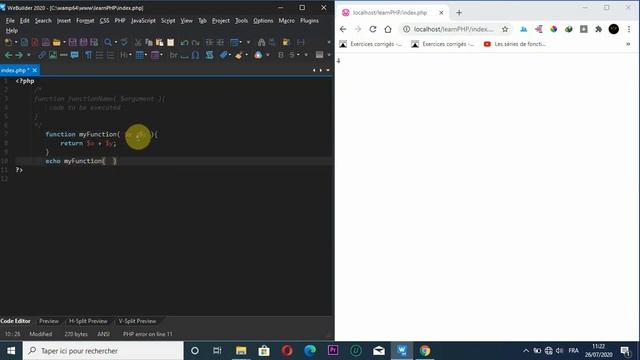 شرح php من دورة php darija (دورة php كاملة) -- PHP Function Arguments part 2 смотреть онлайн