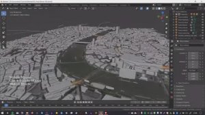Blender OSM - бесплатный плагин. Часть 1 - Делаем ландшафт по данным со спутников Google Maps