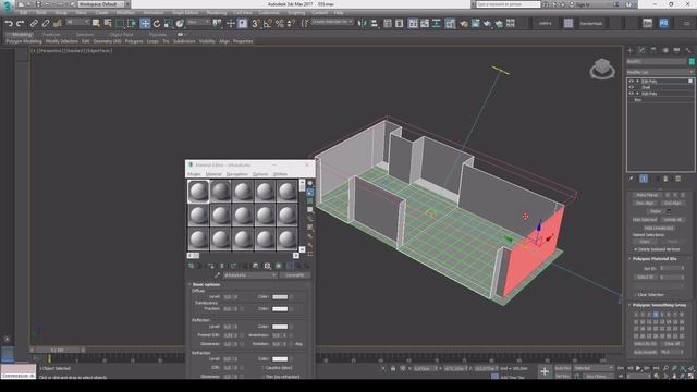 3d max, 3 выпуск, настройка материалов, импорт моделей смотреть онлайн