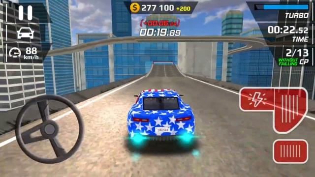 New Car Driving Simulator Stunt Ramp #3 Impossible Car Racing Tracks - Android Gameplay смотреть онлайн