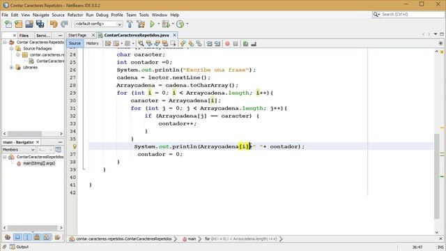 Contar Caracteres Repetidos en Java смотреть онлайн