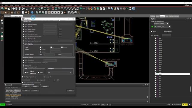 Cadence PCB Multiple Placement Options смотреть онлайн