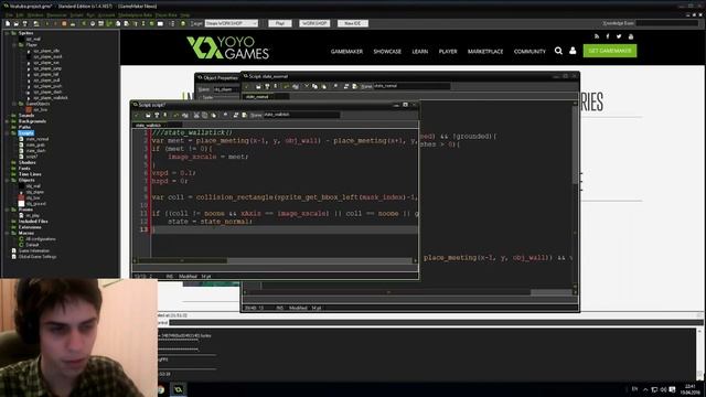 Game Maker Studio - Продвинутый платформер - Урок #6 - Прыжок от стены смотреть онлайн