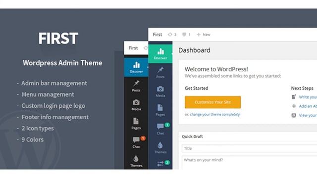 First - Wordpress Admin Theme | Codecanyon Scripts and Snippets смотреть онлайн