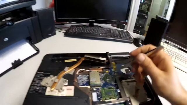 Acer Aspire 5520 и кусок алюминия