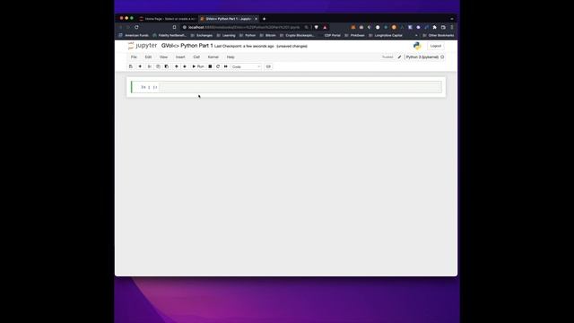 Installing and Running Python and Jupyter Notebooks | Python Intro Tutorial смотреть онлайн
