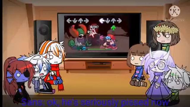 UNDERTALE REACTS TO TRICKY MOD смотреть онлайн